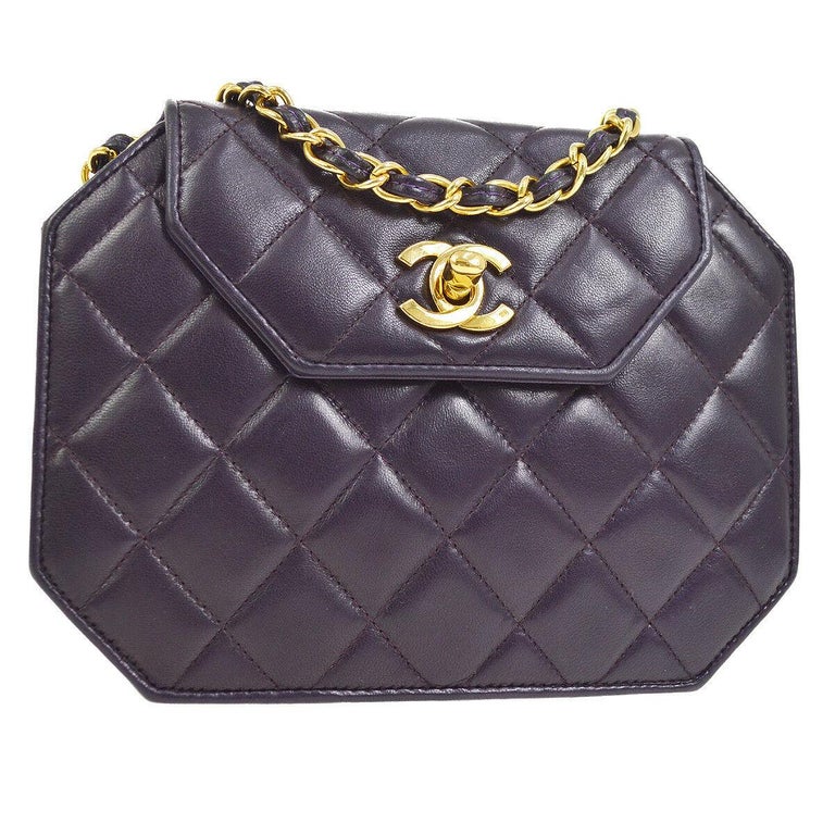 Ultra-Rare Chanel Lambskin Octagon Shoulder Bag – SFN