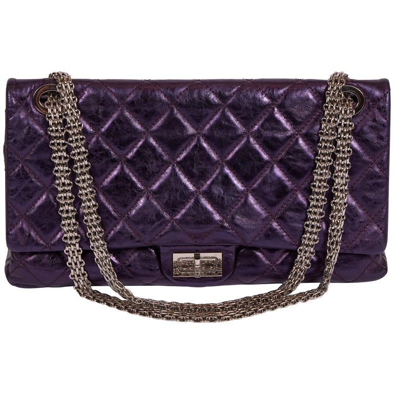 Chanel Purple Bag - 88 For Sale on 1stDibs