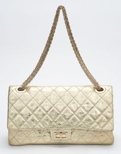 Chanel Gold Metallic Maxi Reissue Flap