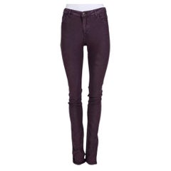 Chanel Purple Mid-Rise Skinny Jeans Sz.36