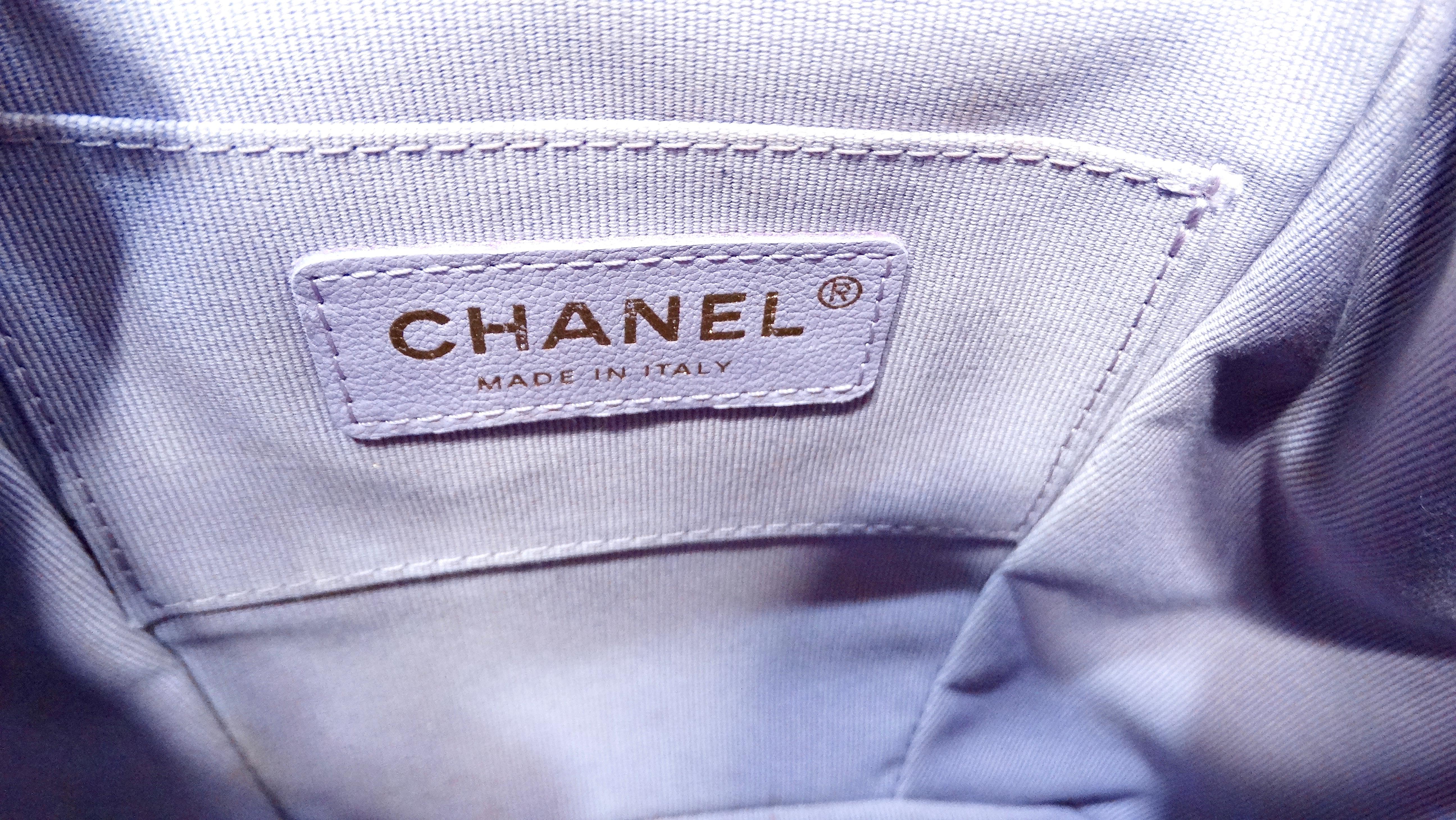 Chanel Purple Quilted Lambskin Duma Backpack With Gold-Tone Hardware For Sale 10