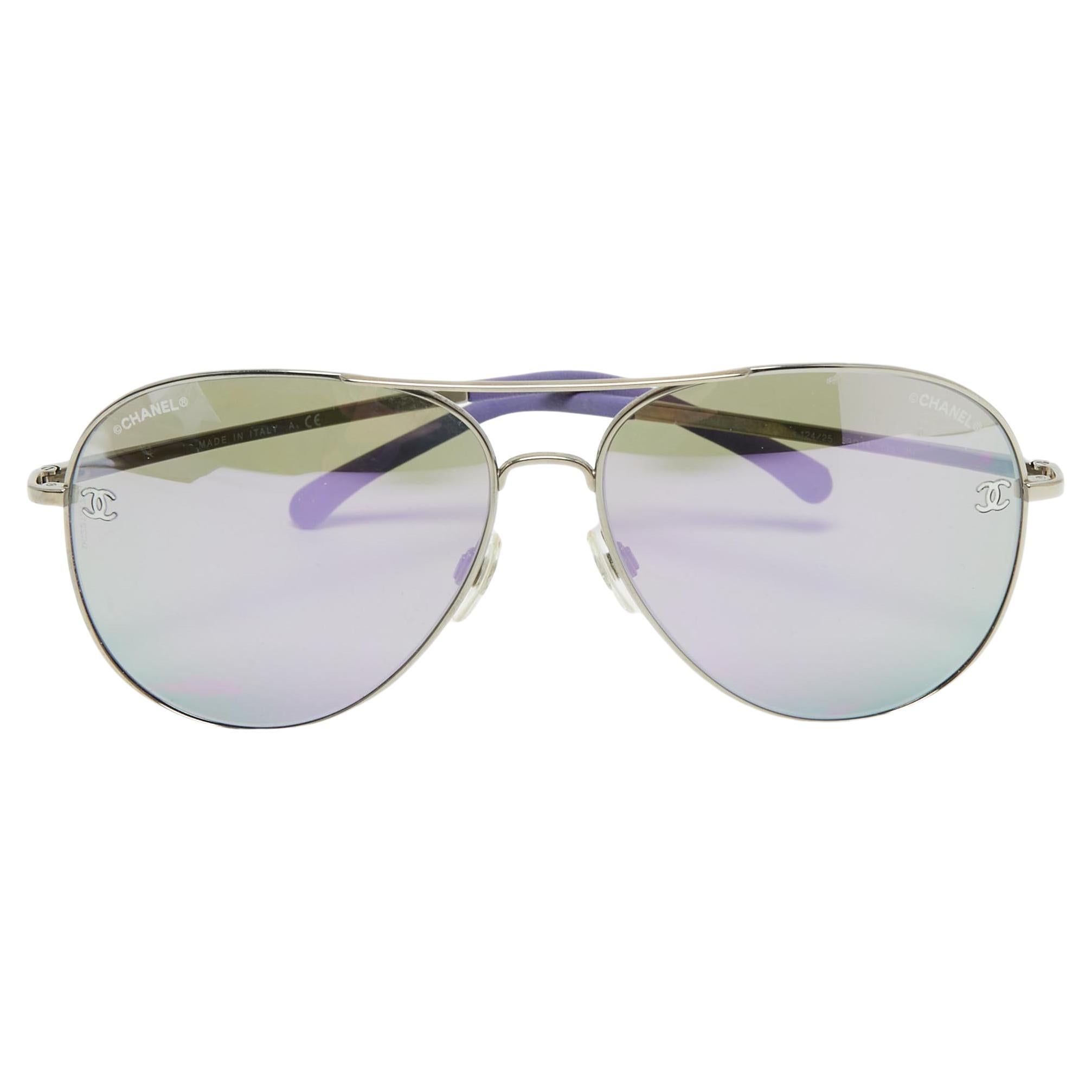 Mirrored Purple Sunglasses - 6 For Sale on 1stDibs