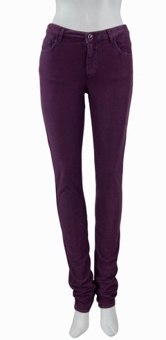 Chanel purple velvet jeans pre fall 2011 Paris Byzance FR 36