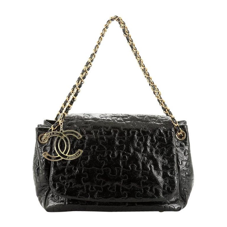 chanel womens briefcase leather