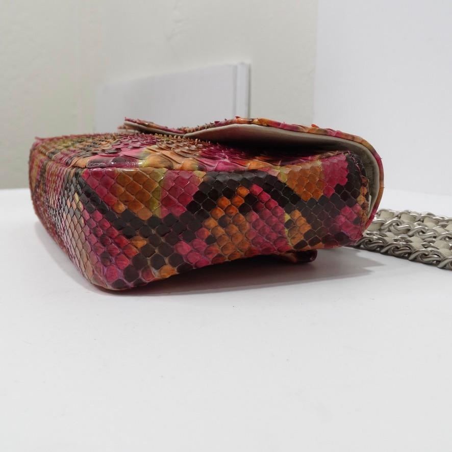 Brown Chanel Python Mini Handbag circa 2000's