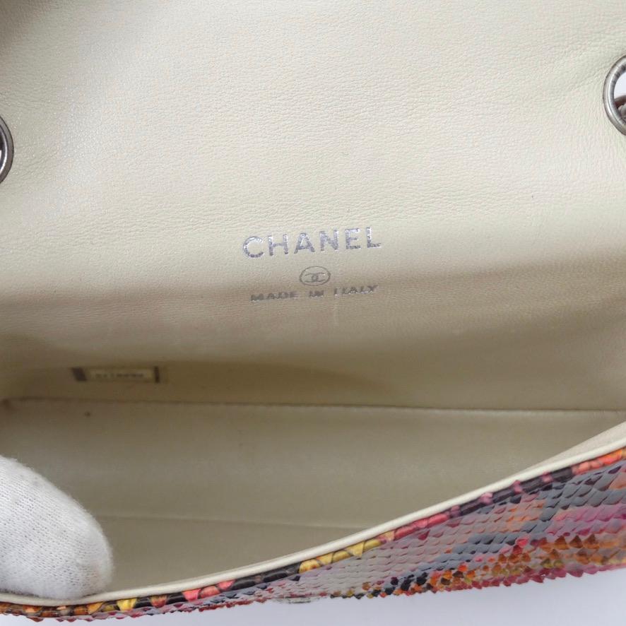 Chanel Python Mini Handbag circa 2000's 2