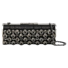 Chanel Python Print Mesh Charm Minaudière Evening Shoulder Bag Chanel Python Print Mesh Charm Minaudière Evening Shoulder Bag