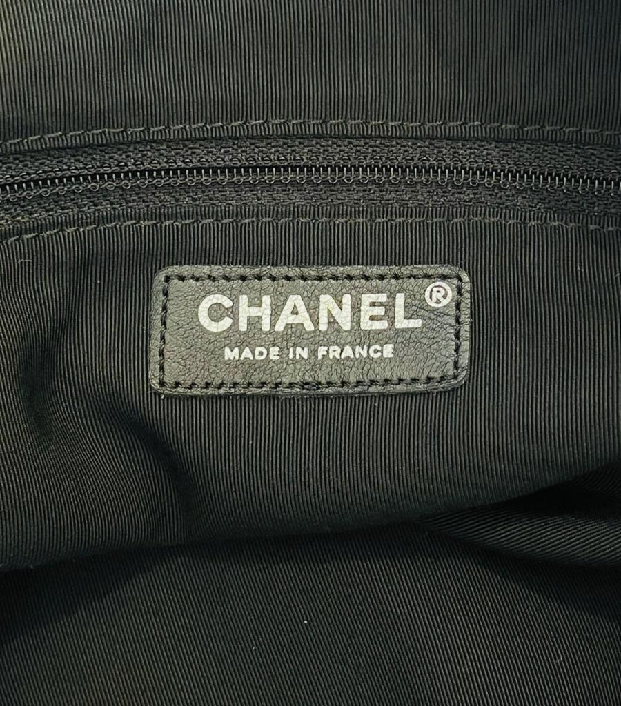 Chanel Python Skin Crystal Embellished Tote Bag For Sale 7