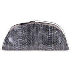 Chanel Pythonhaut Zeitlose Clutch Tasche