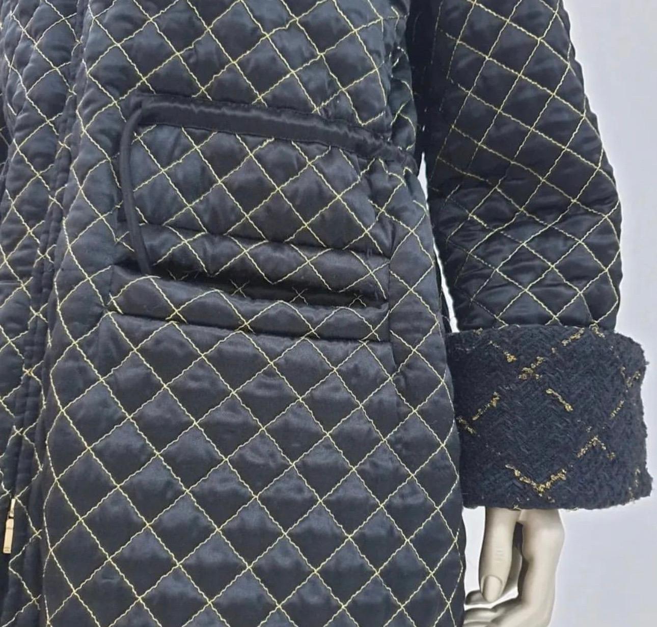 Chanel Qilted Puffer Coat 1