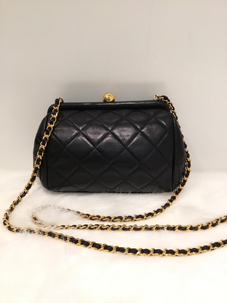 Chanel Crossbody Bag Gold Chain IUCN Water
