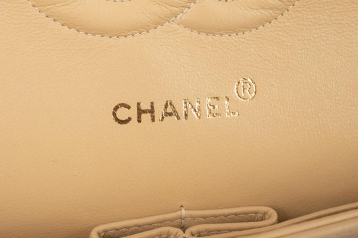 Chanel Quilted Beige Leather Timeless Bag, 1994/1996 8