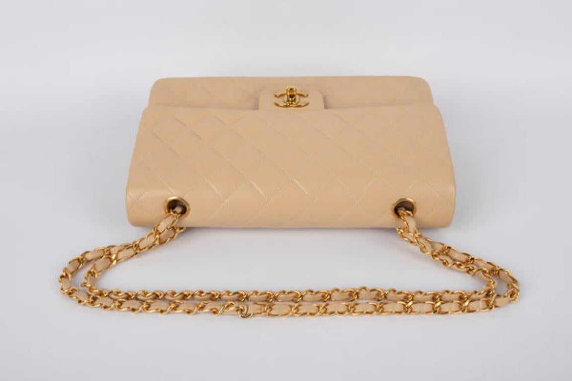 Chanel Quilted Beige Leather Timeless Bag, 1994/1996 1