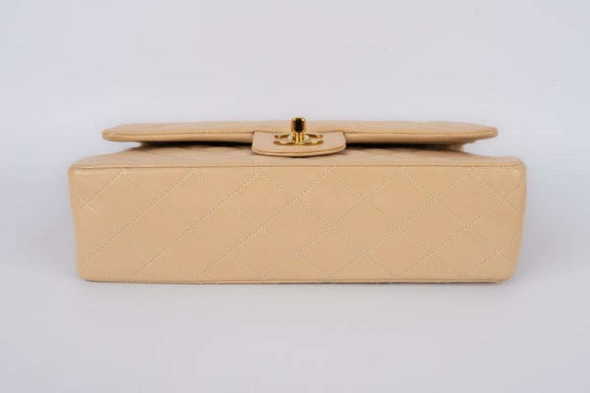 Chanel Quilted Beige Leather Timeless Bag, 1994/1996 2