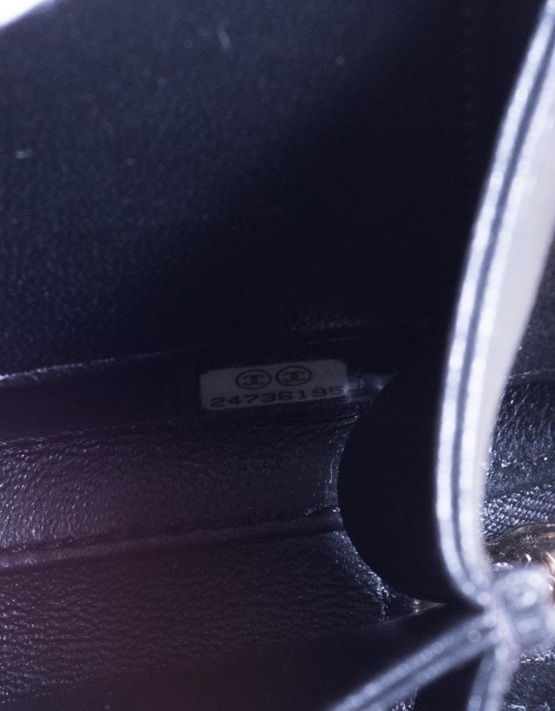 chanel black vanity bag