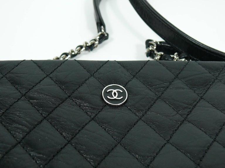 Chanel // Black Quilted Leather Crossbody Uniform Bag – VSP Consignment