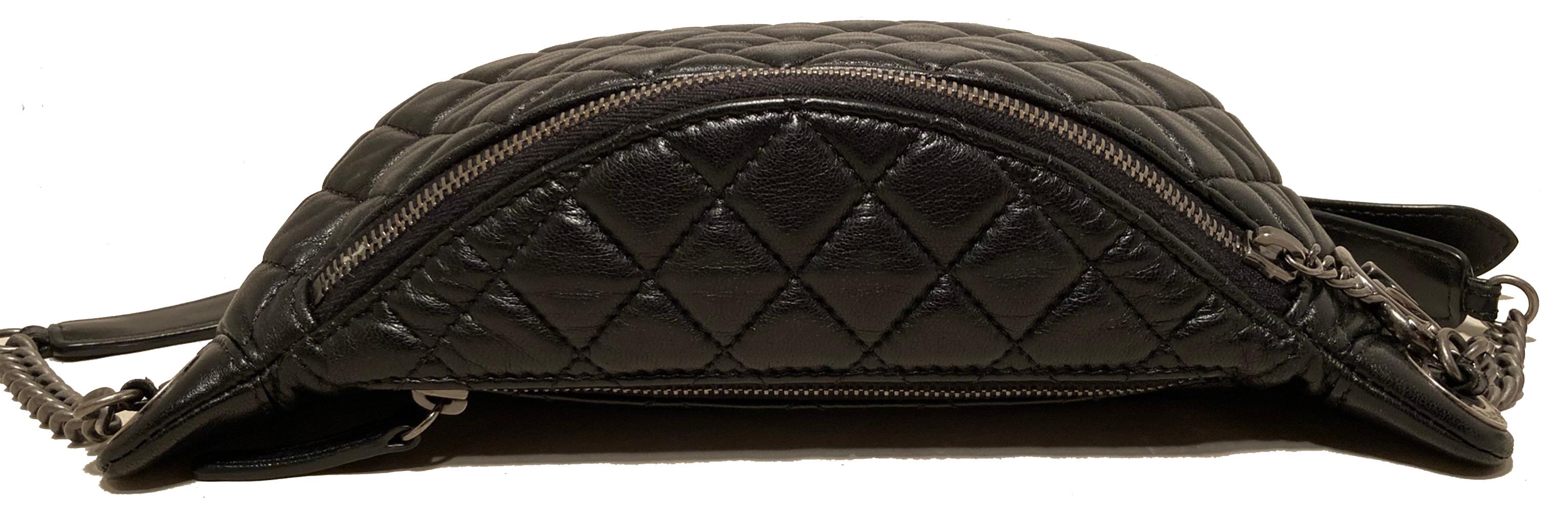 chanel fanny pack black