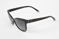 Chanel Quilted Black Sunglasses
