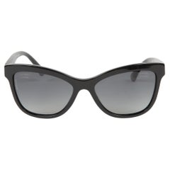 Chanel Quilted Black Sunglasses