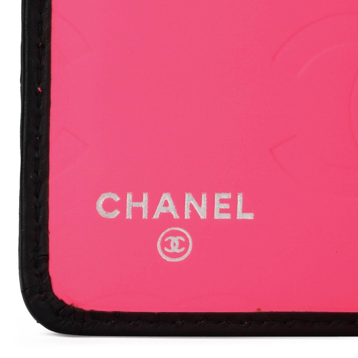 Chanel Quilted Cambon Bifold Medium Zipped Pocket Wallet Black Calfskin 2014 10