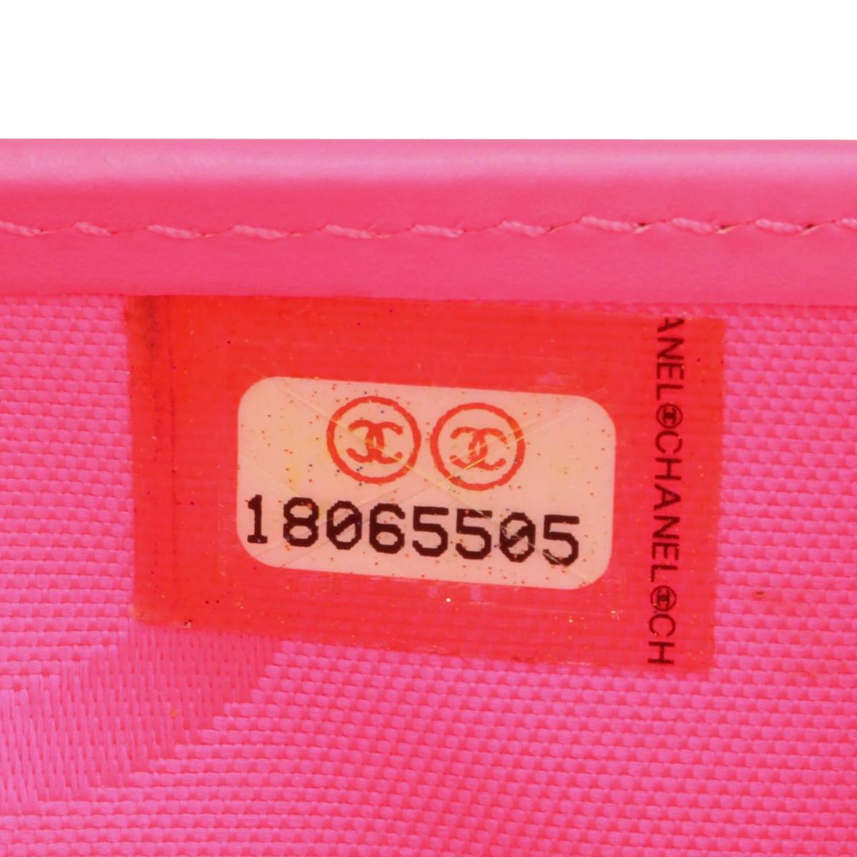 Chanel Quilted Cambon Bifold Medium Zipped Pocket Wallet Black Calfskin 2014 12