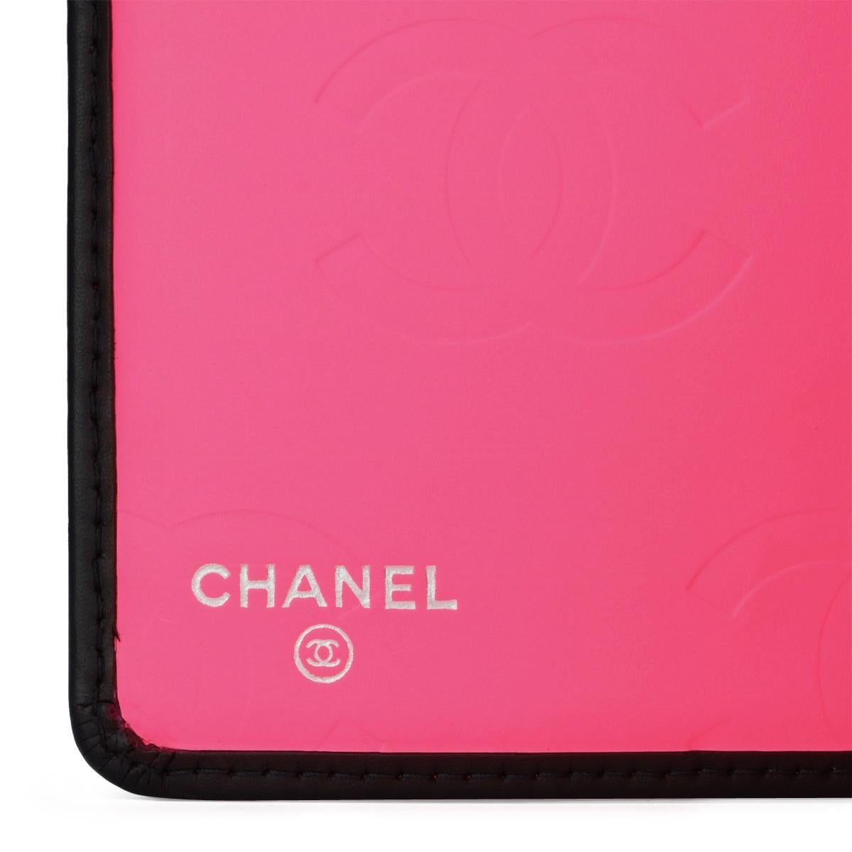 Chanel Quilted Cambon Long Flap Wallet Black Calfskin with Silver Hardware 2012 10