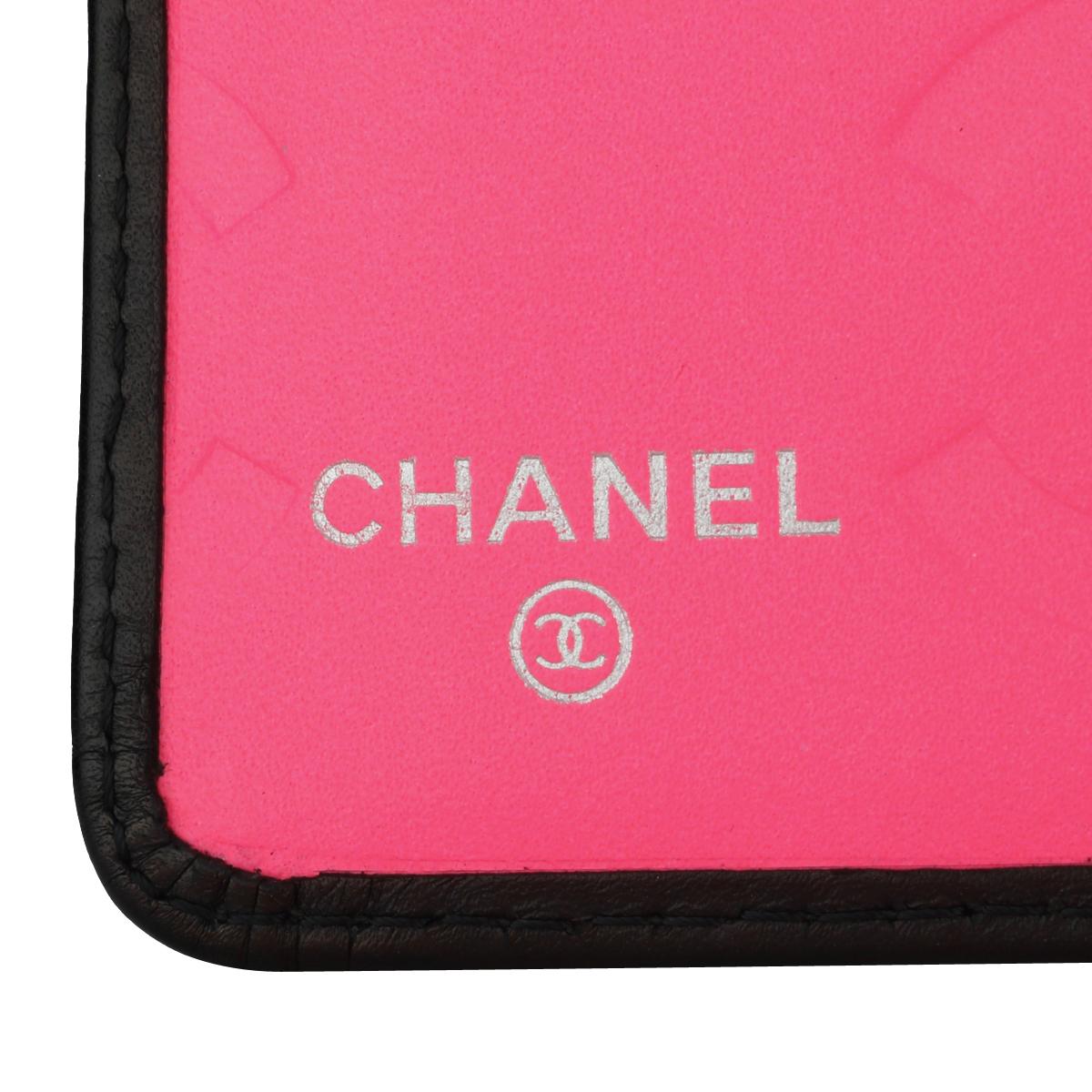 Chanel Quilted Cambon Long Flap Wallet Black Calfskin with Silver Hardware 2014 10