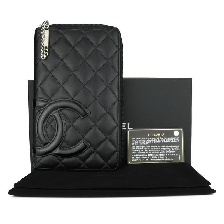 Cartera negra chanel top