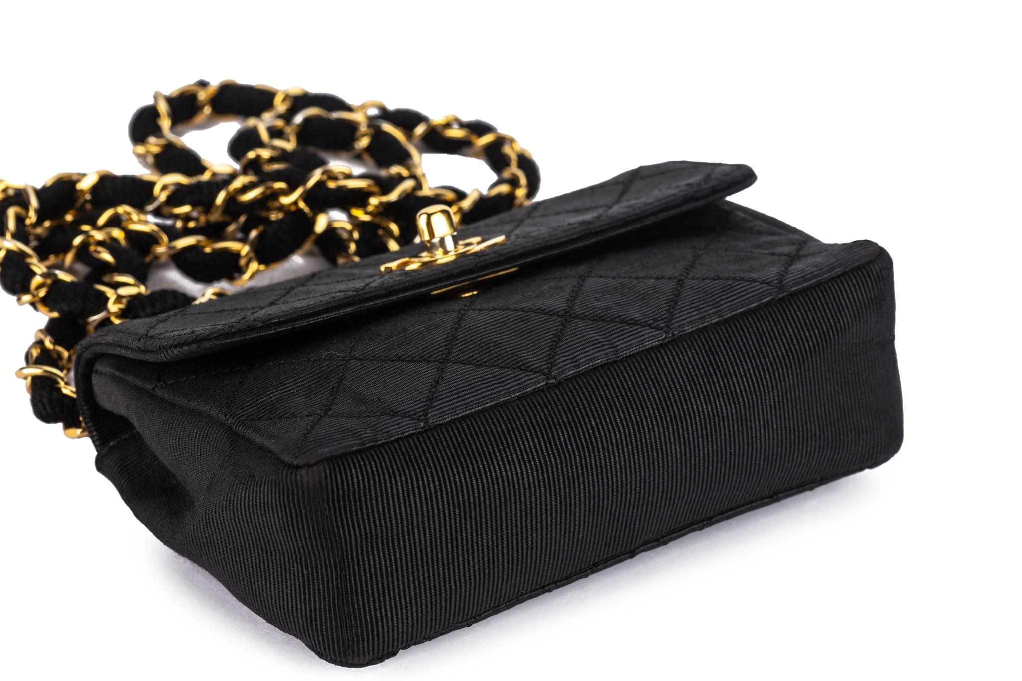 Women's Chanel Quilted Canvas Mini Flap Bag For Sale