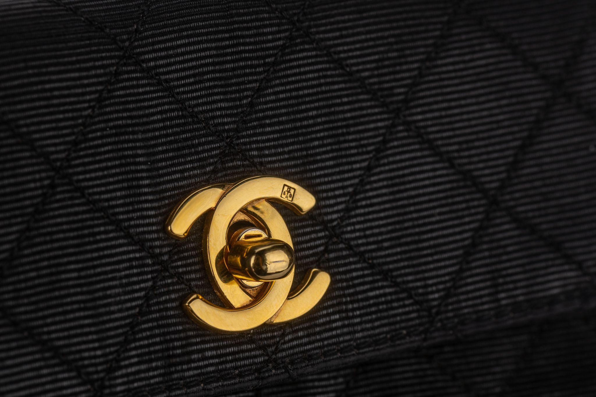 Chanel Quilted Canvas Mini Flap Bag For Sale 4