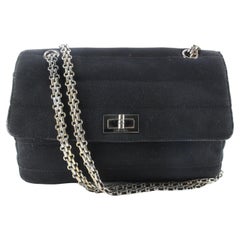 Chanel Quilted Canvas Reissue Flap Mademoiselle SHW Chain 1CH424C