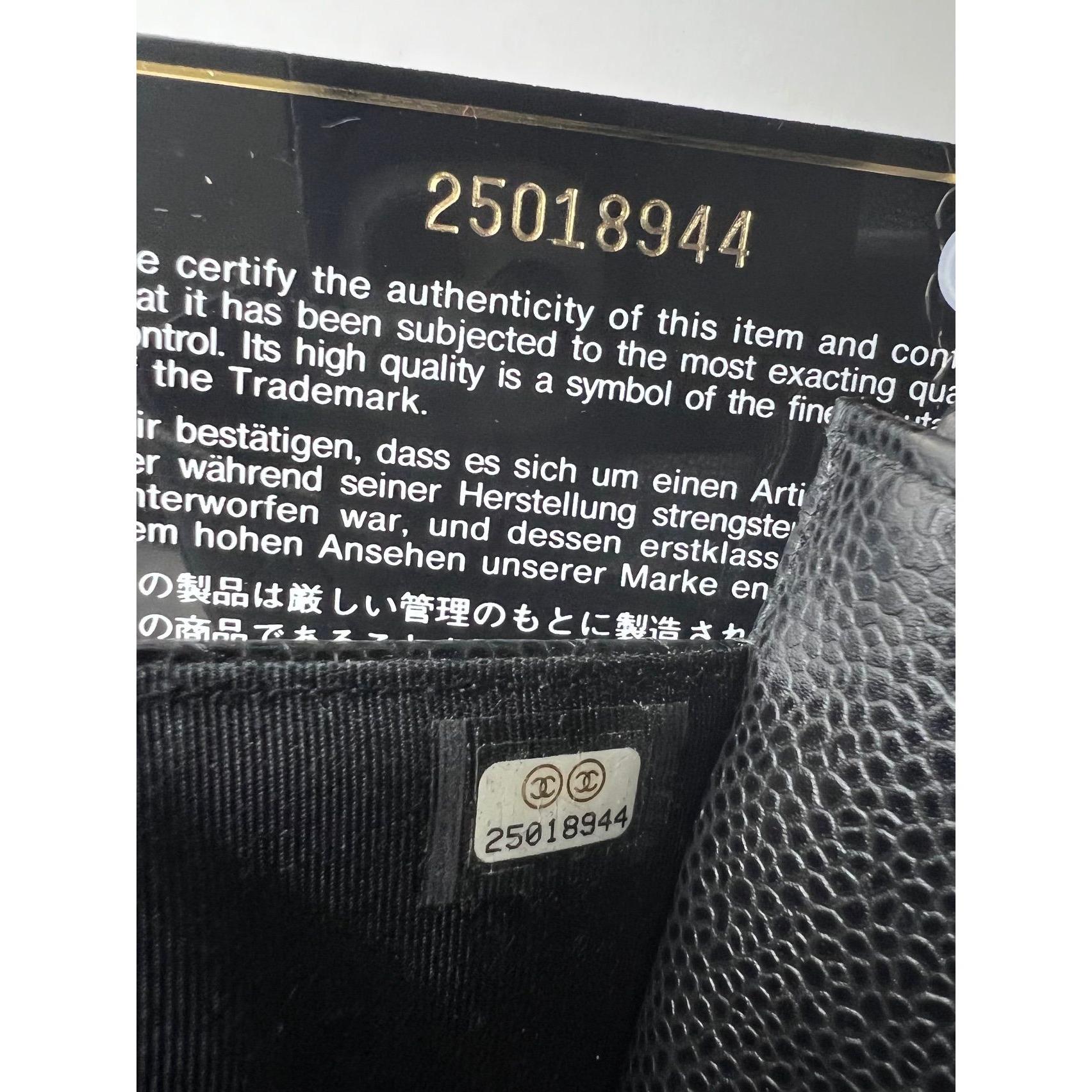 Chanel Quilted Caviar Calfskin Wallet on a Chain Clutch For Sale 2