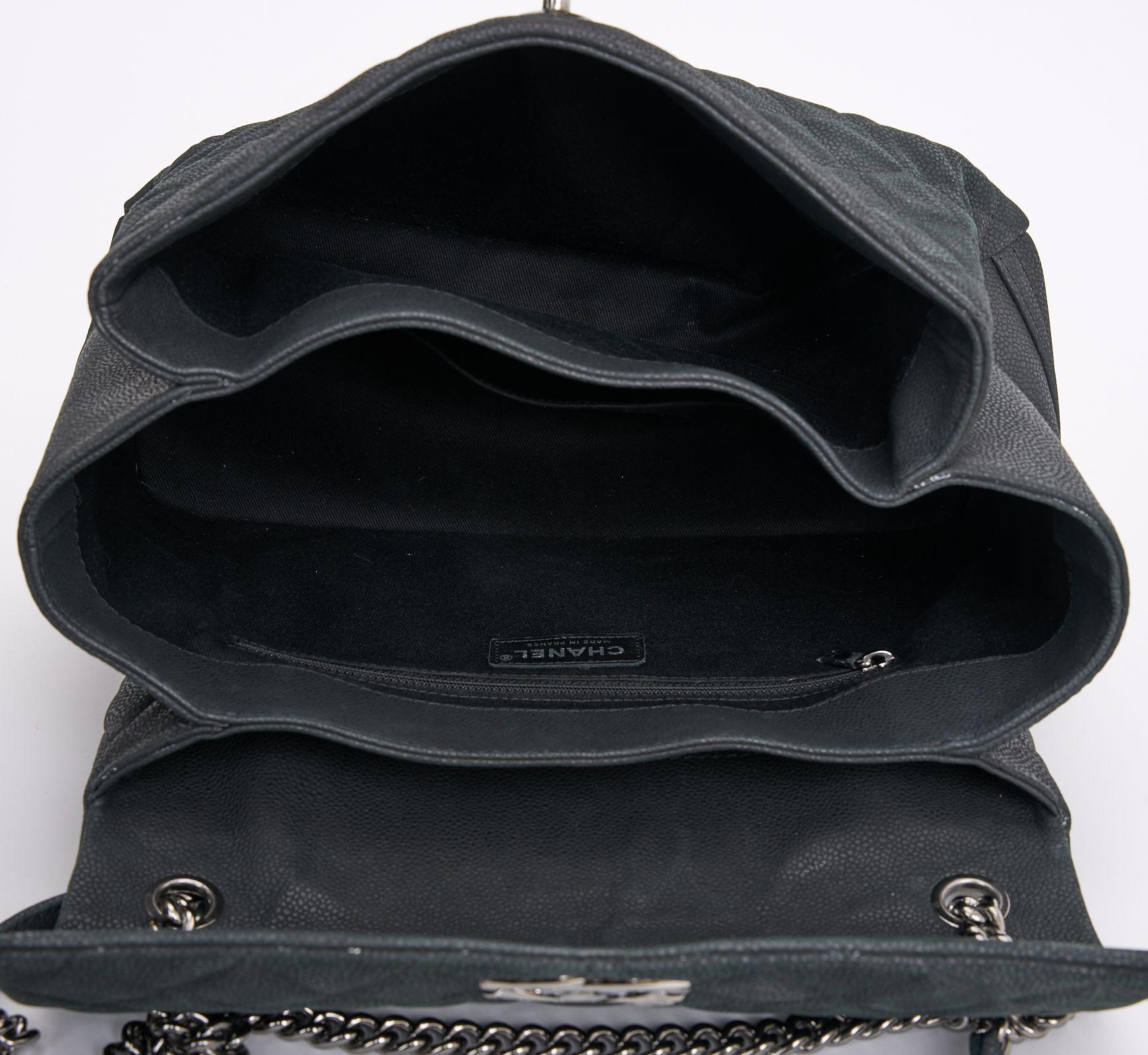 Chanel Quilted Caviar Lady Pearly Flap For Sale 2
