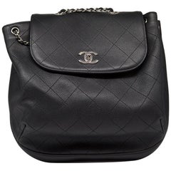 Chanel Quilted Caviar Leather Backpack