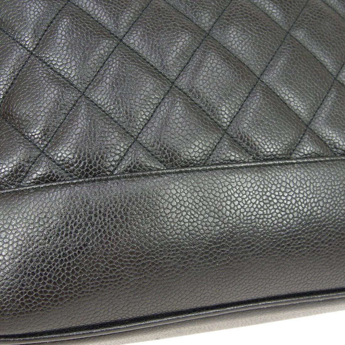 Chanel Quilted Caviar Leather Vintage Timeless Medium Chain Shoulder Bag, 1994. 2