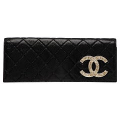 Chanel Quilted CC Diamante Clutch Bag
