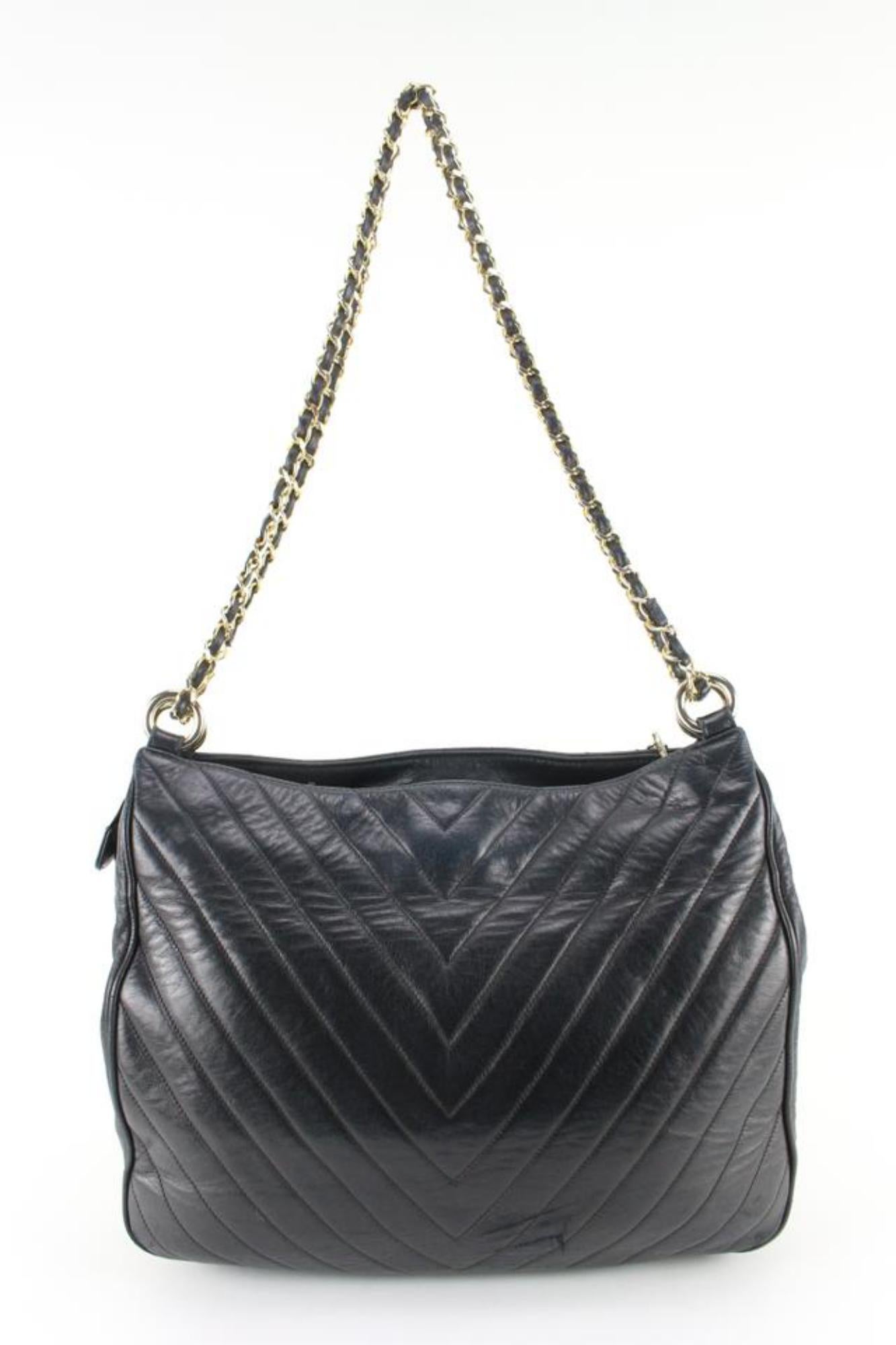 Chanel Quilted Chevron Lambskin Chain Shoulder Bag 60ck816s For Sale 5