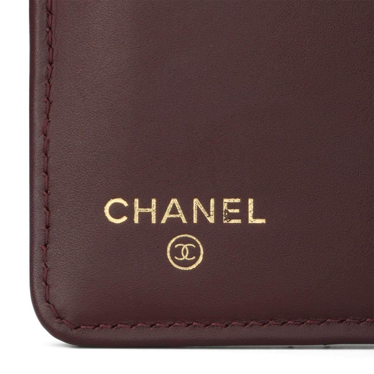 Chanel gesteppt Classic lange Klappe Yen Brieftasche in Schwarz Kaviar Gold Hardware 2017 im Angebot 11