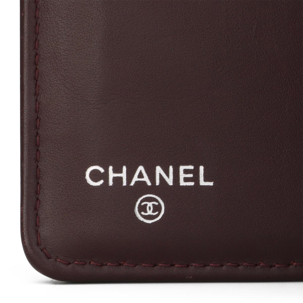 Chanel Quilted Classic Long Flap Yen Wallet in Black Caviar Silver Hardware 2014 For Sale 11