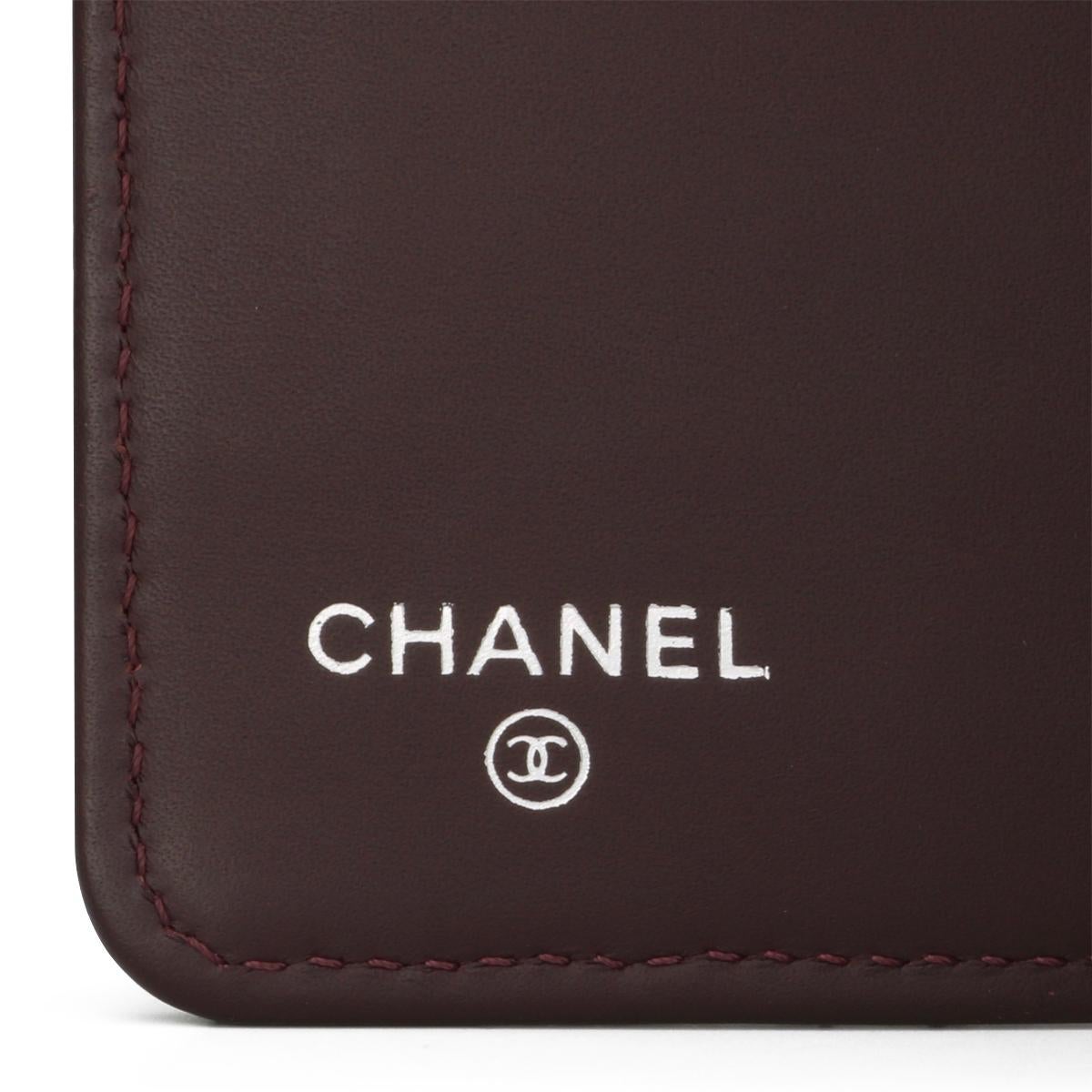 Chanel Quilted Classic Long Flap Yen Wallet in Black Caviar Silver Hardware 2015 For Sale 11