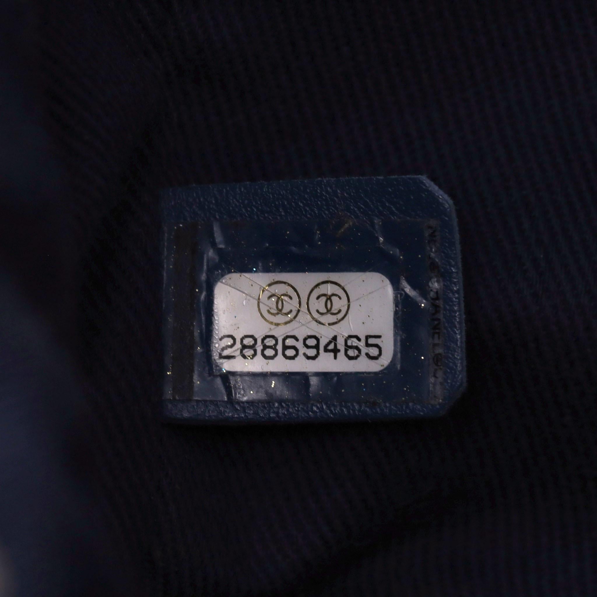 Borsa Chanel in denim trapuntata in vendita 5