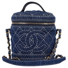Chanel Quilted Denim Bag