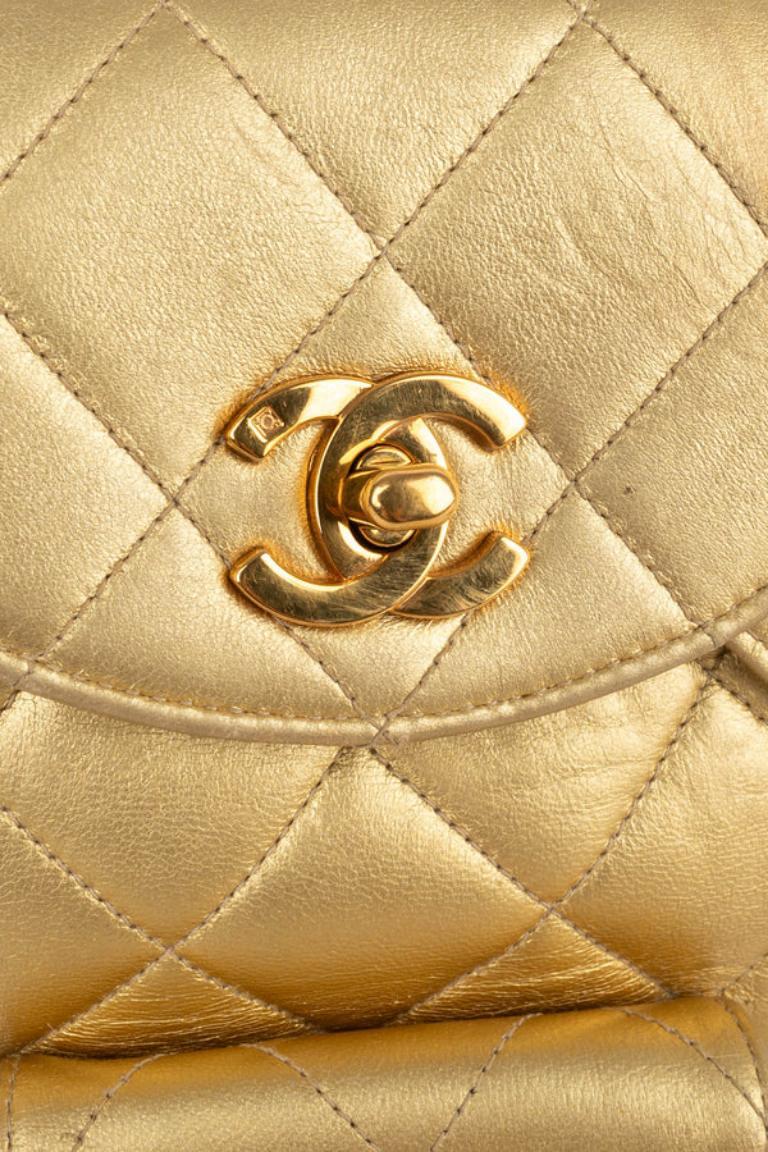 Chanel Quilted Golden Lamb Leather Backpack, 1991-1994 For Sale 1