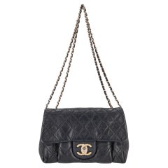 Chanel Quilted Iridescent Leather Chic Quilt Flap Bag