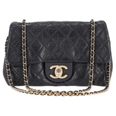 Chanel Acolchado Piel Iridiscente Chic Flap Bag