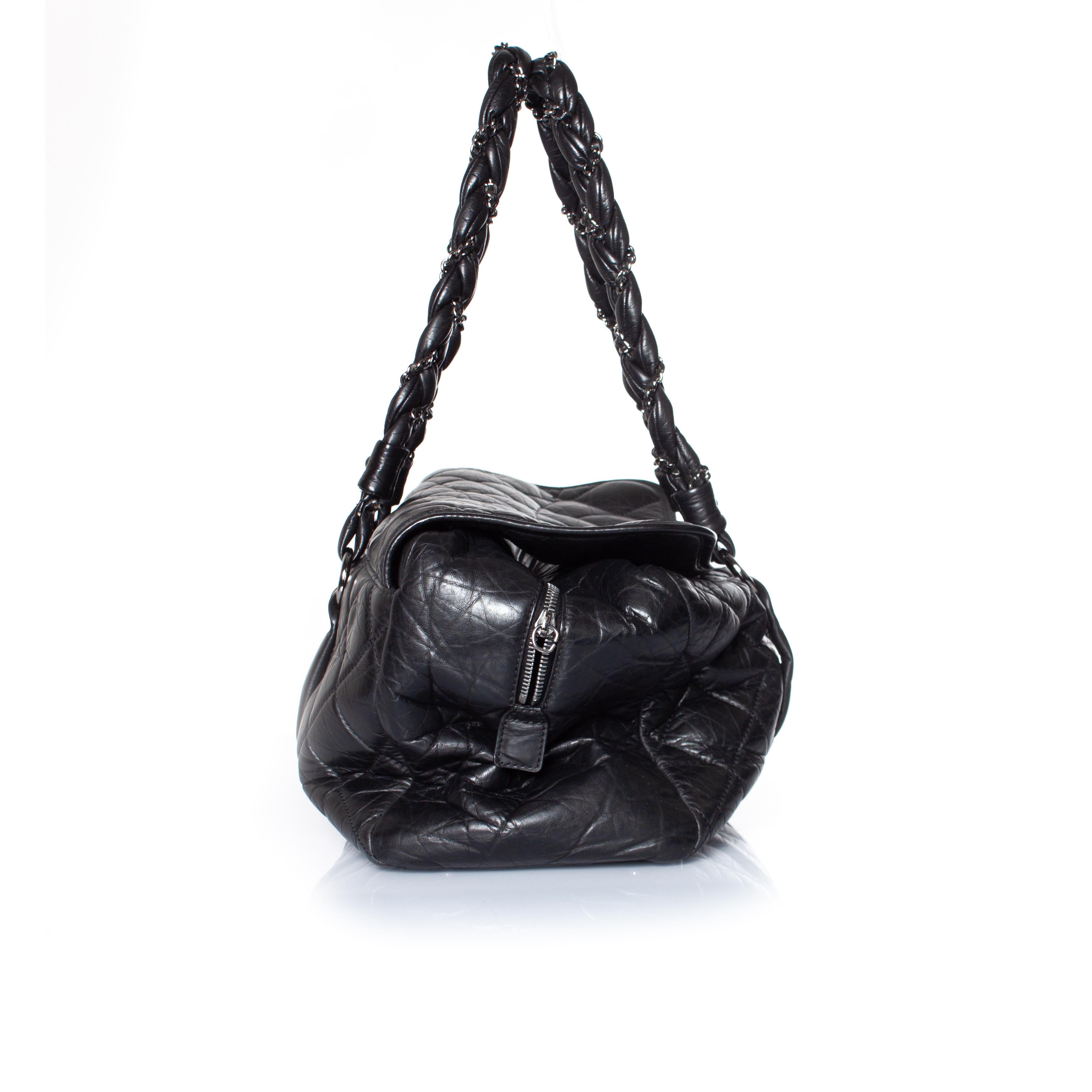 Chanel, quilted lady braid flap tote In Excellent Condition In AMSTERDAM, NL