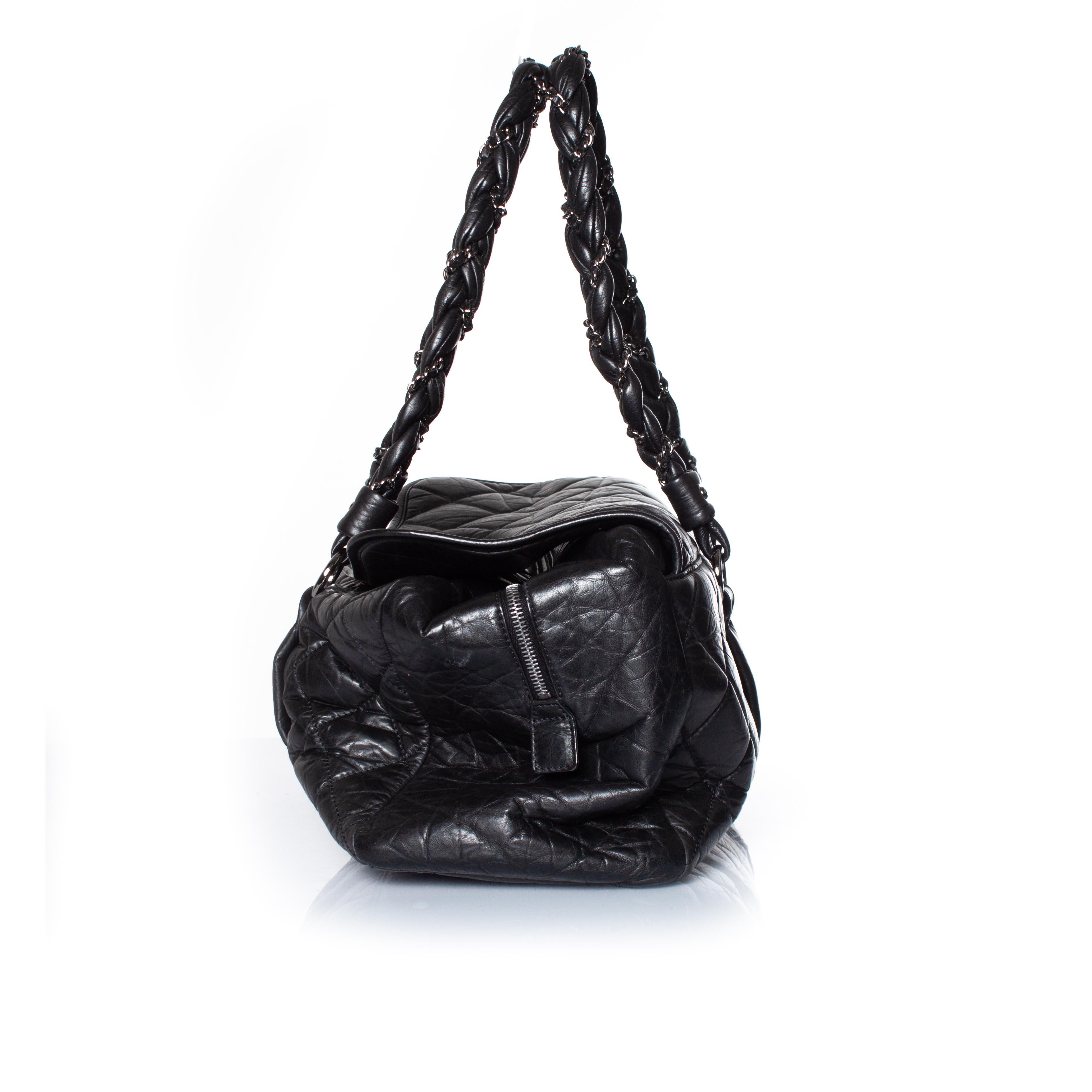 Chanel, quilted lady braid flap tote 1
