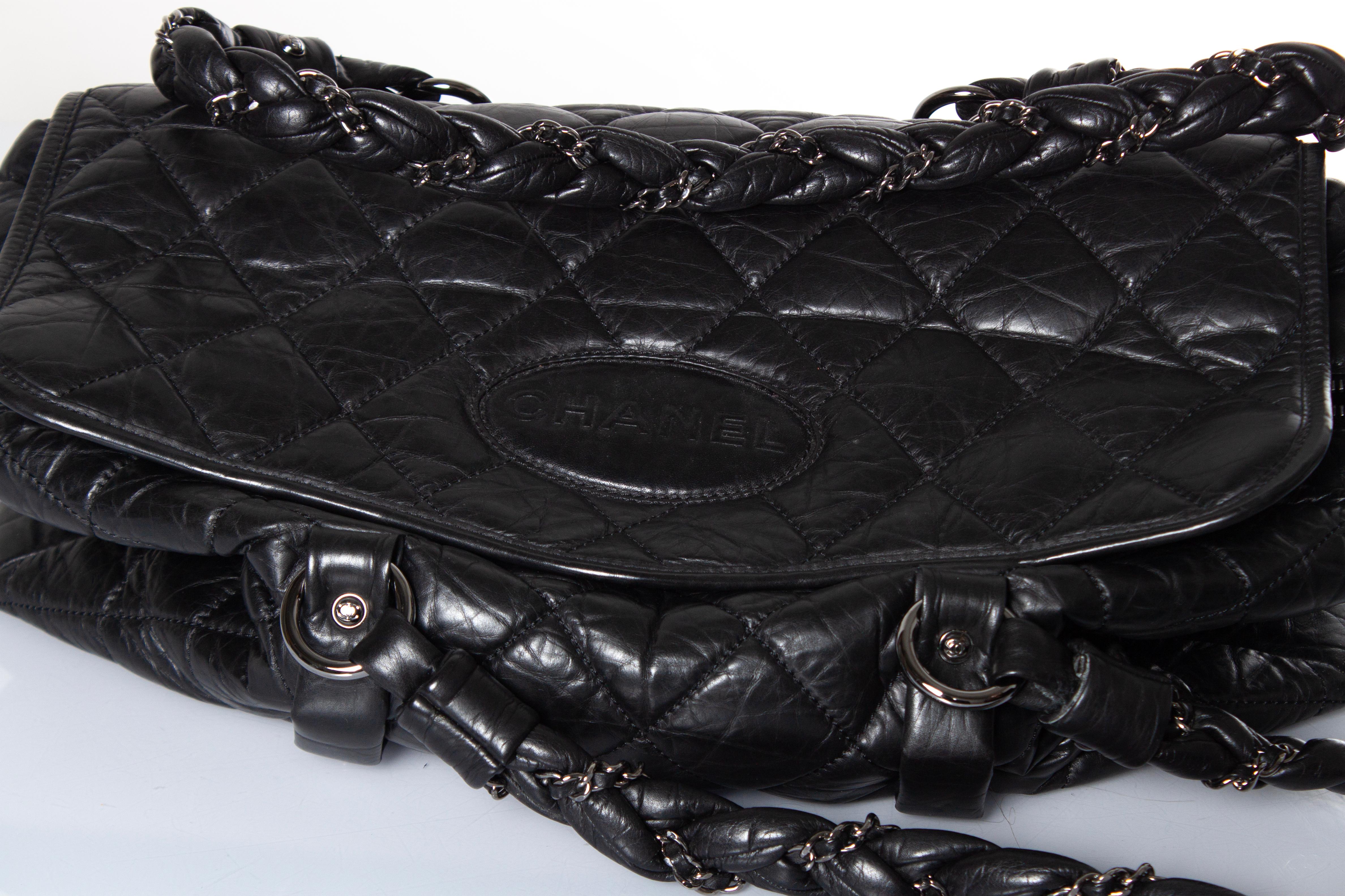 Chanel, quilted lady braid flap tote 3