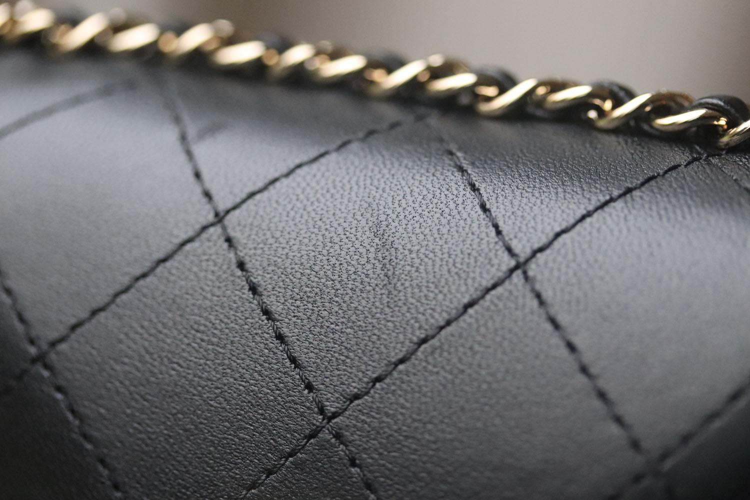 Chanel Quilted Lambskin Chain Around Phone Holder Bag 2