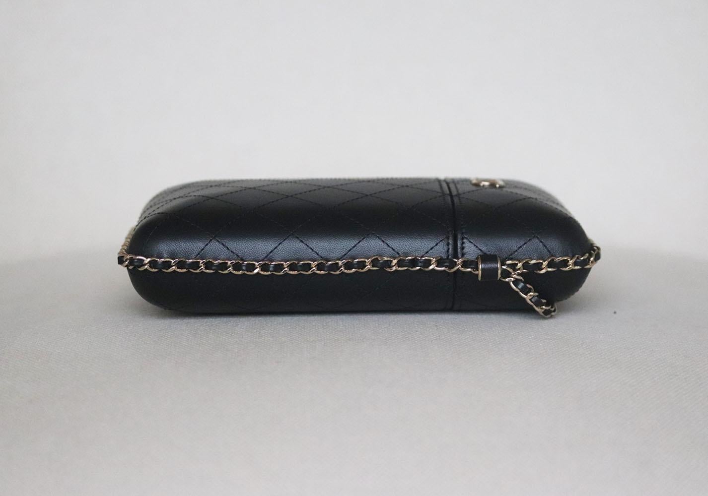 chanel phone bag with chain